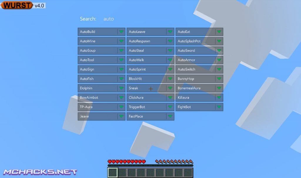 how to fly in minecraft hack client wurst